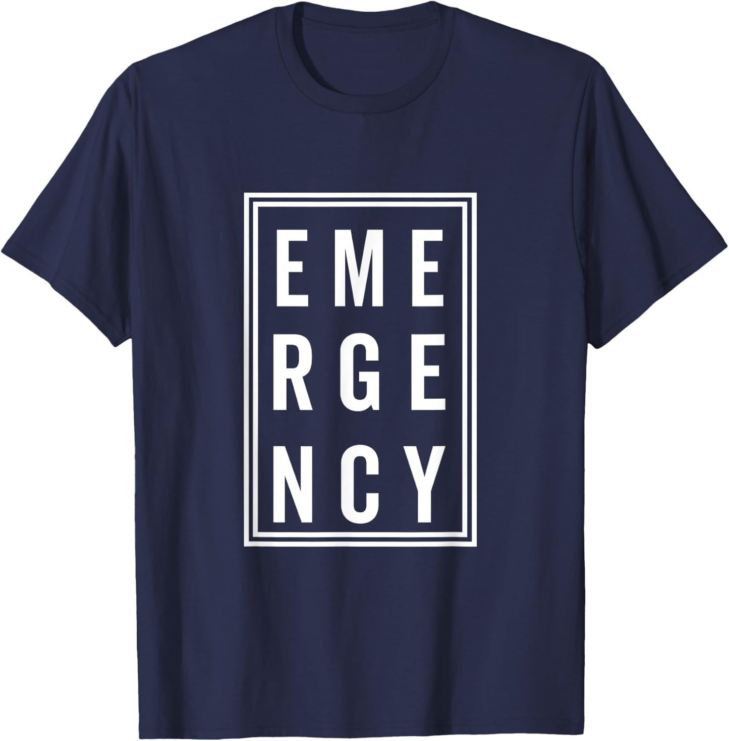 Emergency Nurse RN ER Nurse Emergency Room Hospital T-Shirt - T-Shirt | Navy