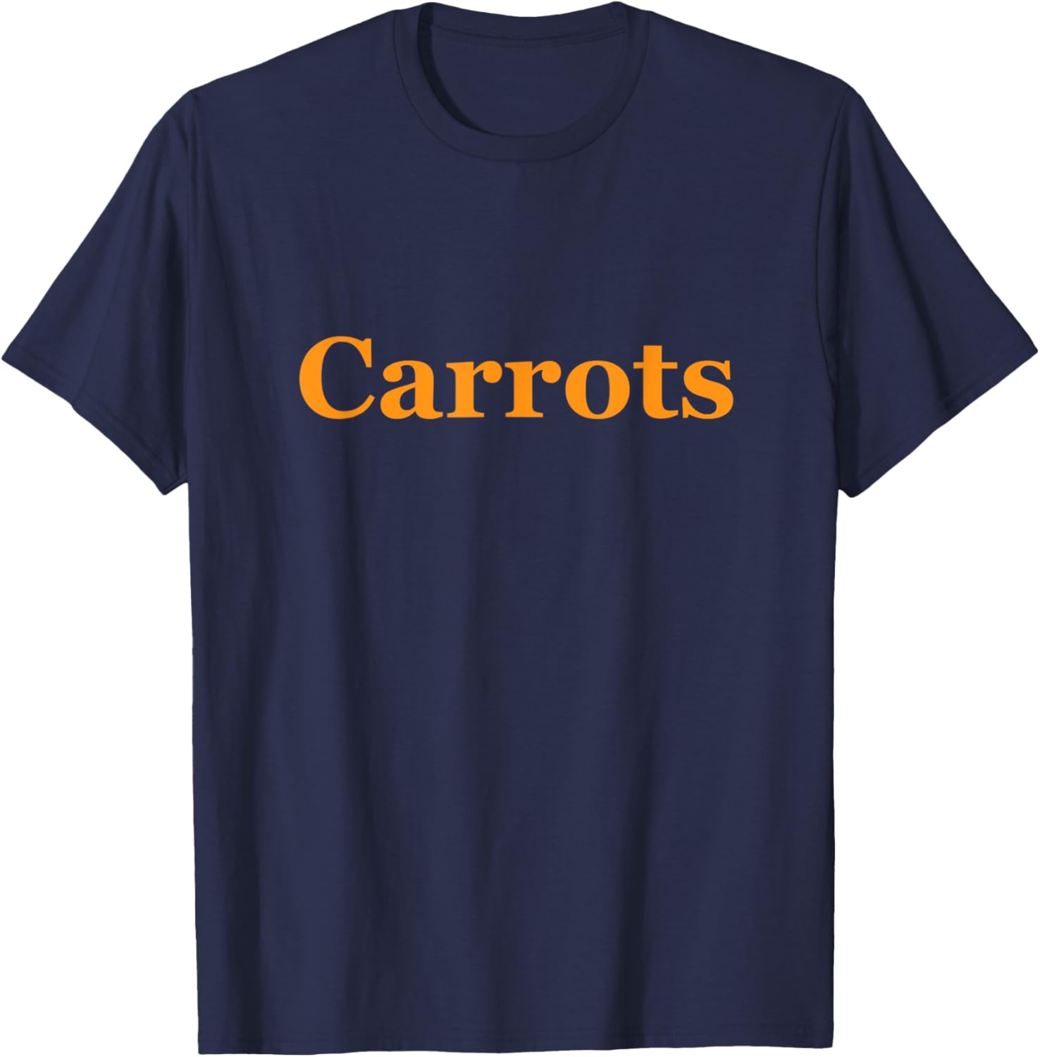 Carrots American Vegetable T-Shirt - T-Shirt | Navy