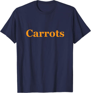 Carrots American Vegetable T-Shirt - T-Shirt | Navy