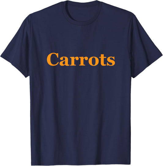 Carrots American Vegetable T-Shirt - T-Shirt | Navy