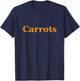 Carrots American Vegetable T-Shirt - T-Shirt | Navy