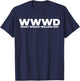 What Would William Do? Funny William Personalized T-Shirt - T-Shirt | Navy
