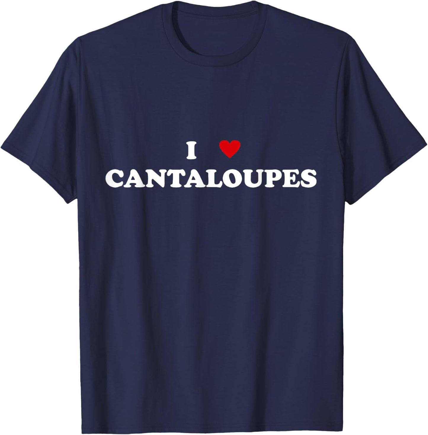 I Heart Crops Farming Farmer - I Love Cantaloupe T-Shirt - T-Shirt | Navy
