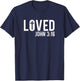 John 316 John 3 16 Bible Jesus T-Shirt - T-Shirt | Navy