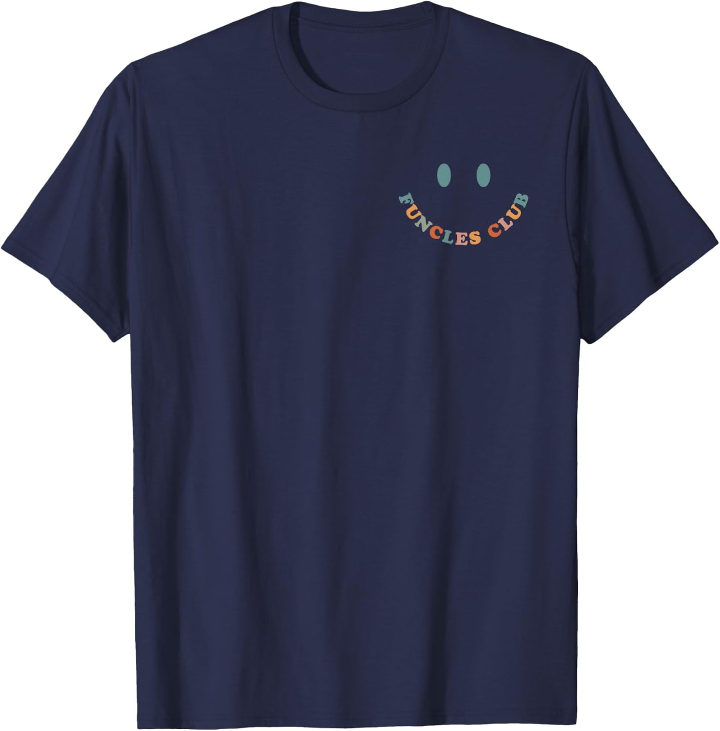 Retro Funcles Club, Funny Father's Day Gift Uncle T-Shirt - T-Shirt | Navy