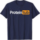 Funny Protein Tub Fun Adult Humor Joke Workout Fitness Gym T-Shirt - T-Shirt | Navy