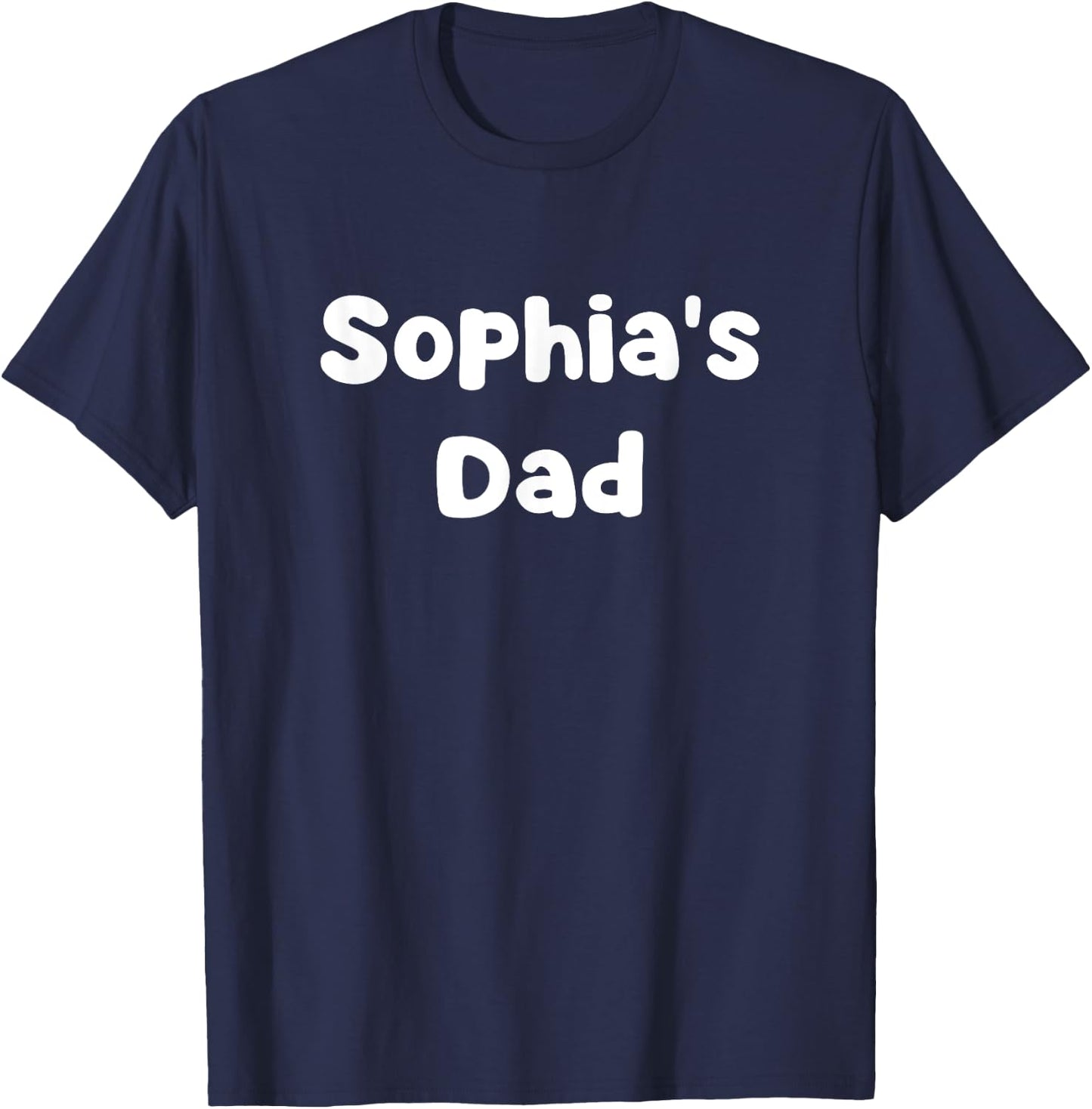 Sophia's Dad T-Shirt - T-Shirt | Navy