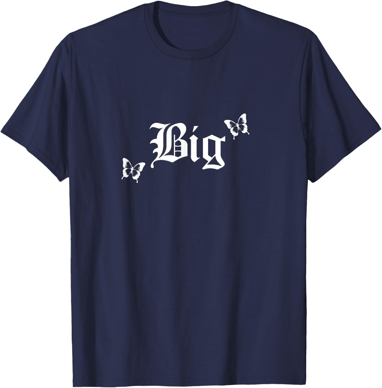 Big & Little Sister Sorority Reveal Week for Big Butterfly T-Shirt - T-Shirt | Navy