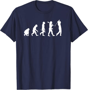 Evolution of a Golfer Funny Golf evolution T-Shirt - T-Shirt | Navy