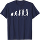 Evolution of a Golfer Funny Golf evolution T-Shirt - T-Shirt | Navy