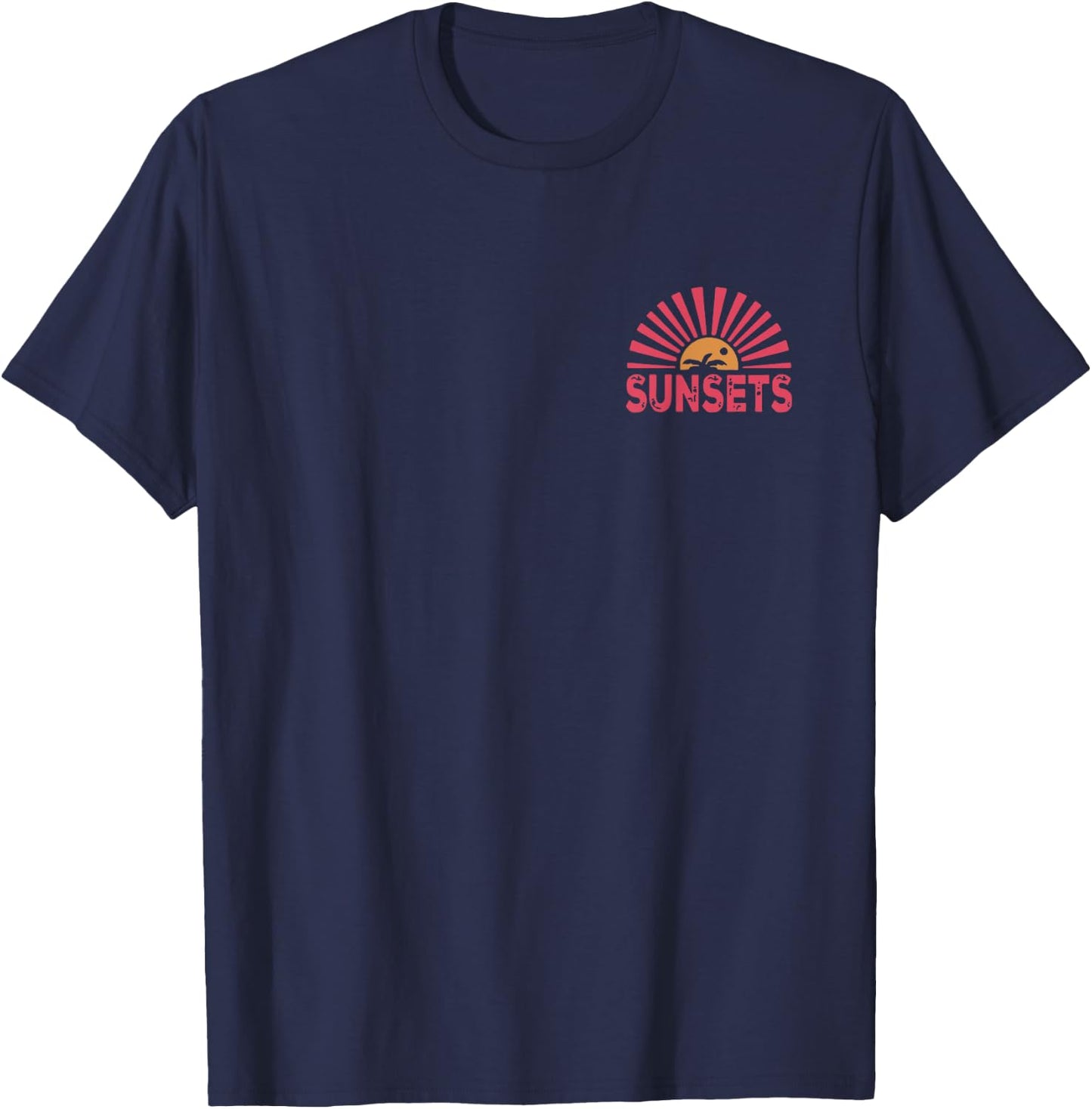 Forever Chasing Sunsets T-Shirt - T-Shirt | Navy