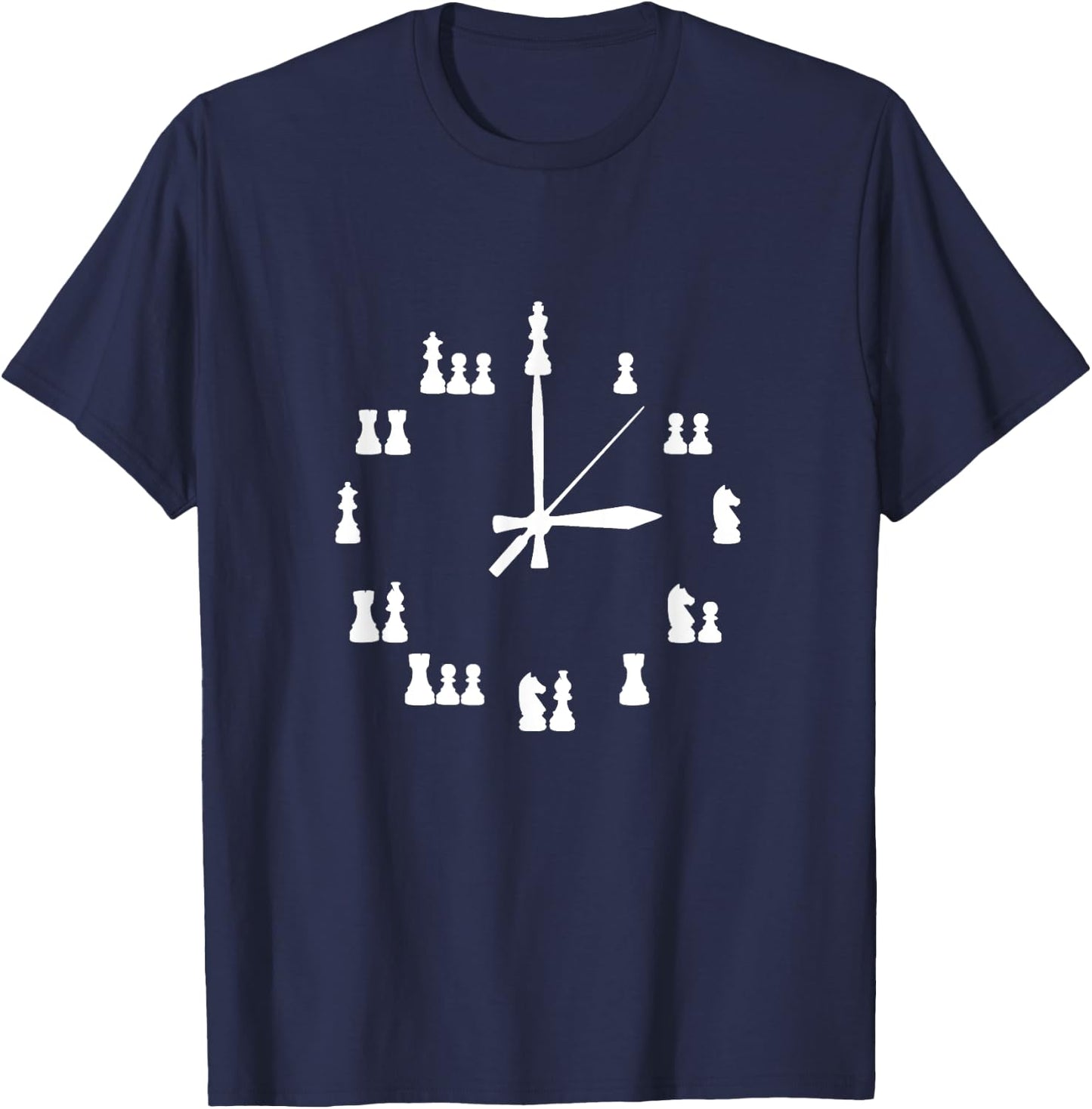 Chess Clock for Adults and Children T-Shirt - T-Shirt | Navy