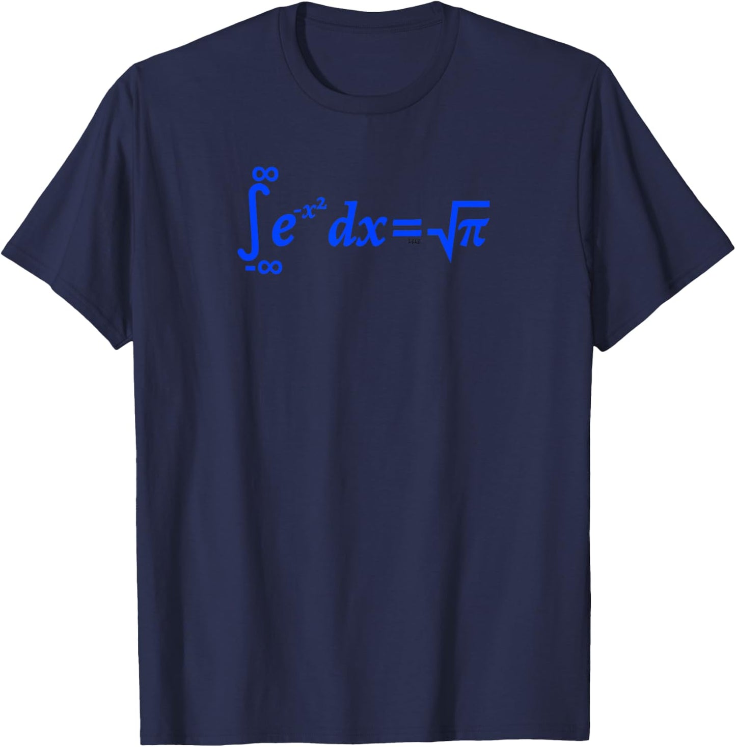 blackpenredpen cool math calculus the Gaussian integral T-Shirt - T-Shirt | Navy