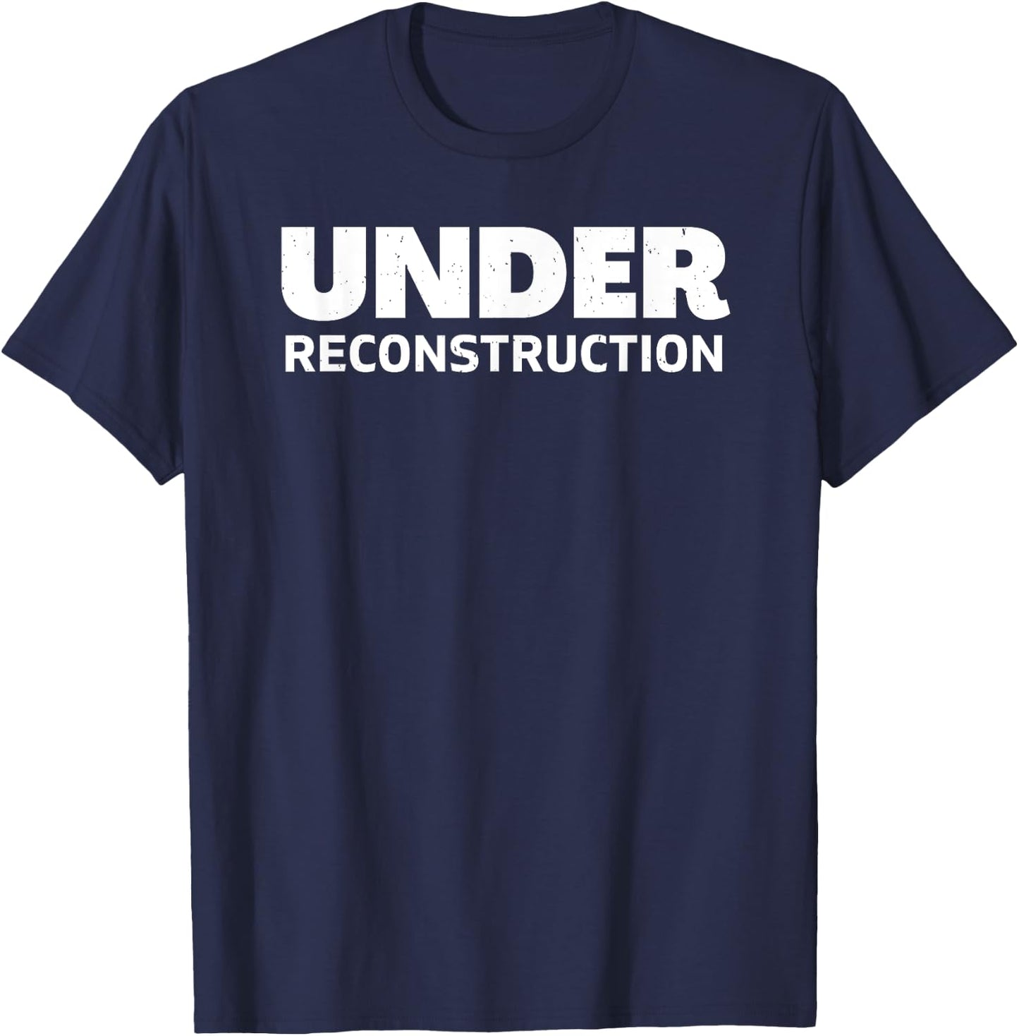 Under Reconstruction T-Shirt - T-Shirt | Navy