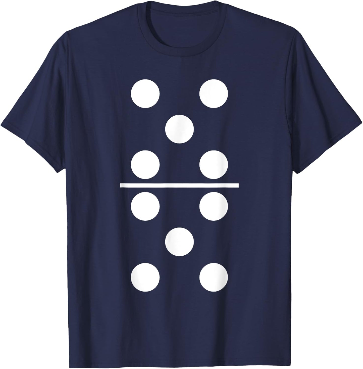 Domino Game 5 5 Matching Halloween Group Costume T-Shirt - T-Shirt | Navy