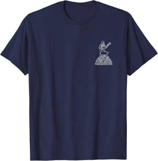 The Night That The Skeletons Came To Life - Front and Back T-Shirt - T-Shirt | Navy