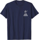 The Night That The Skeletons Came To Life - Front and Back T-Shirt - T-Shirt | Navy
