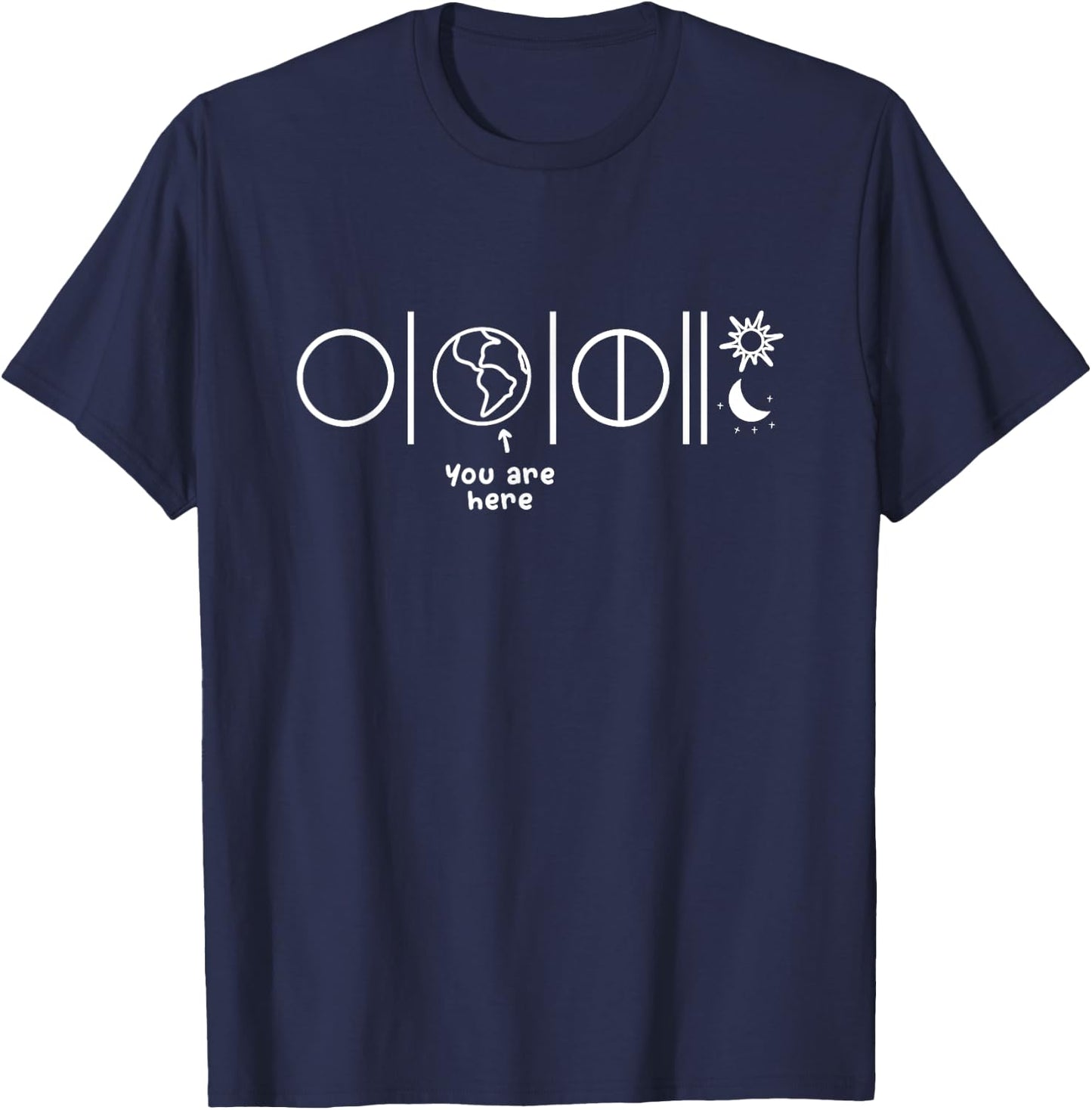 You Are Here Mormons LDS Missionary LDS Church Latter-Day T-Shirt - T-Shirt | Navy