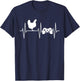 Chicken Shirt Funny Video Gamer Chicken Farmer Chicken Lover T-Shirt - T-Shirt | Navy