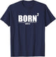 Born Again Squared New Christian John 3:3 T-Shirt - T-Shirt | Navy