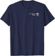St. Augustine Florida FL Retro Surfer Front & Back T-Shirt - T-Shirt | Navy