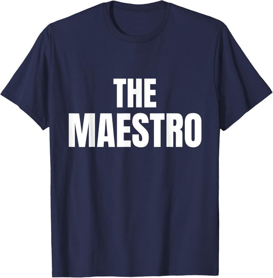 Slogans and Tokens The Maestro -Kids Black T-Shirt - T-Shirt | Navy
