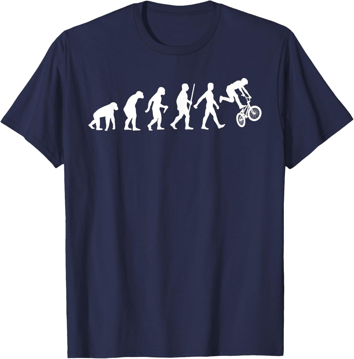 Funny BMX Bike Art Women Offroad Freestyle BMX Lover T-Shirt - T-Shirt | Navy