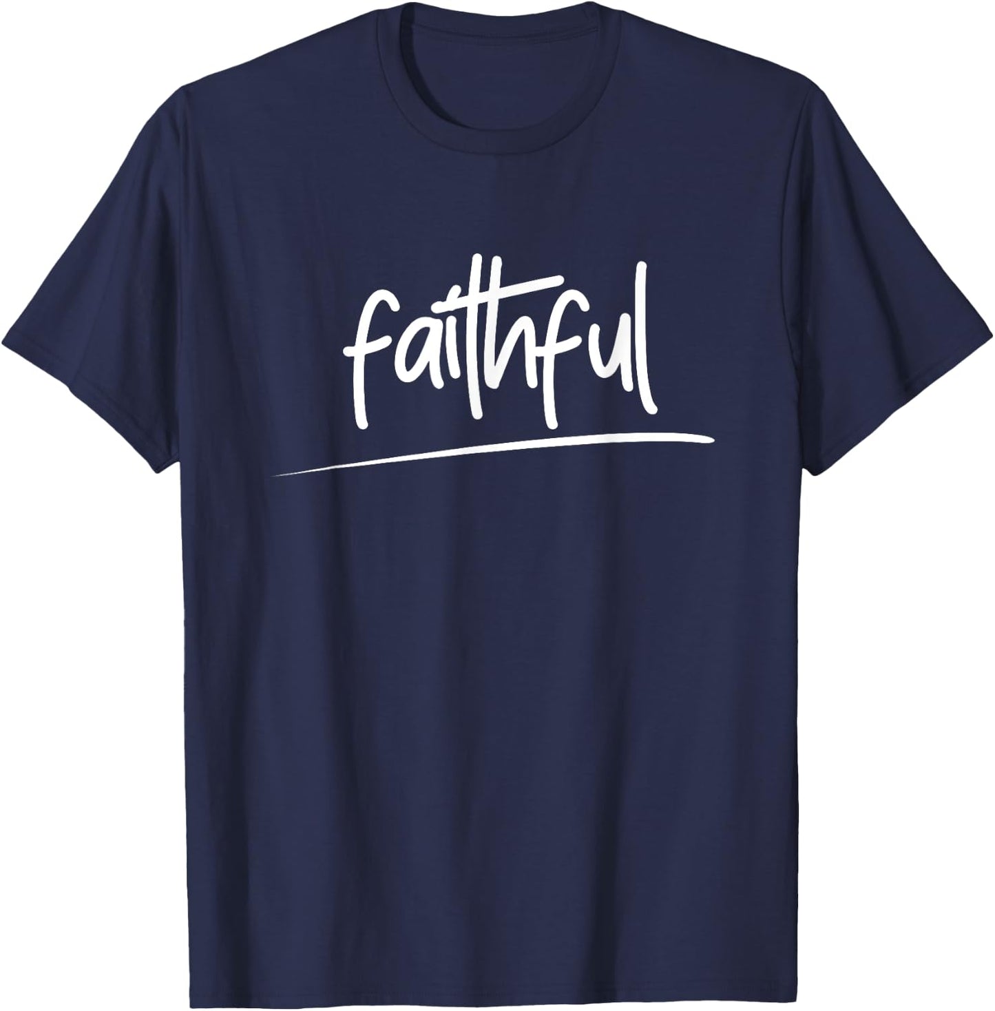 Jesus Religion - Men and Women - Faithful T-Shirt - T-Shirt | Navy