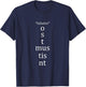 Present Active Conjugation - Latin Teacher Latin Language T-Shirt - T-Shirt | Navy