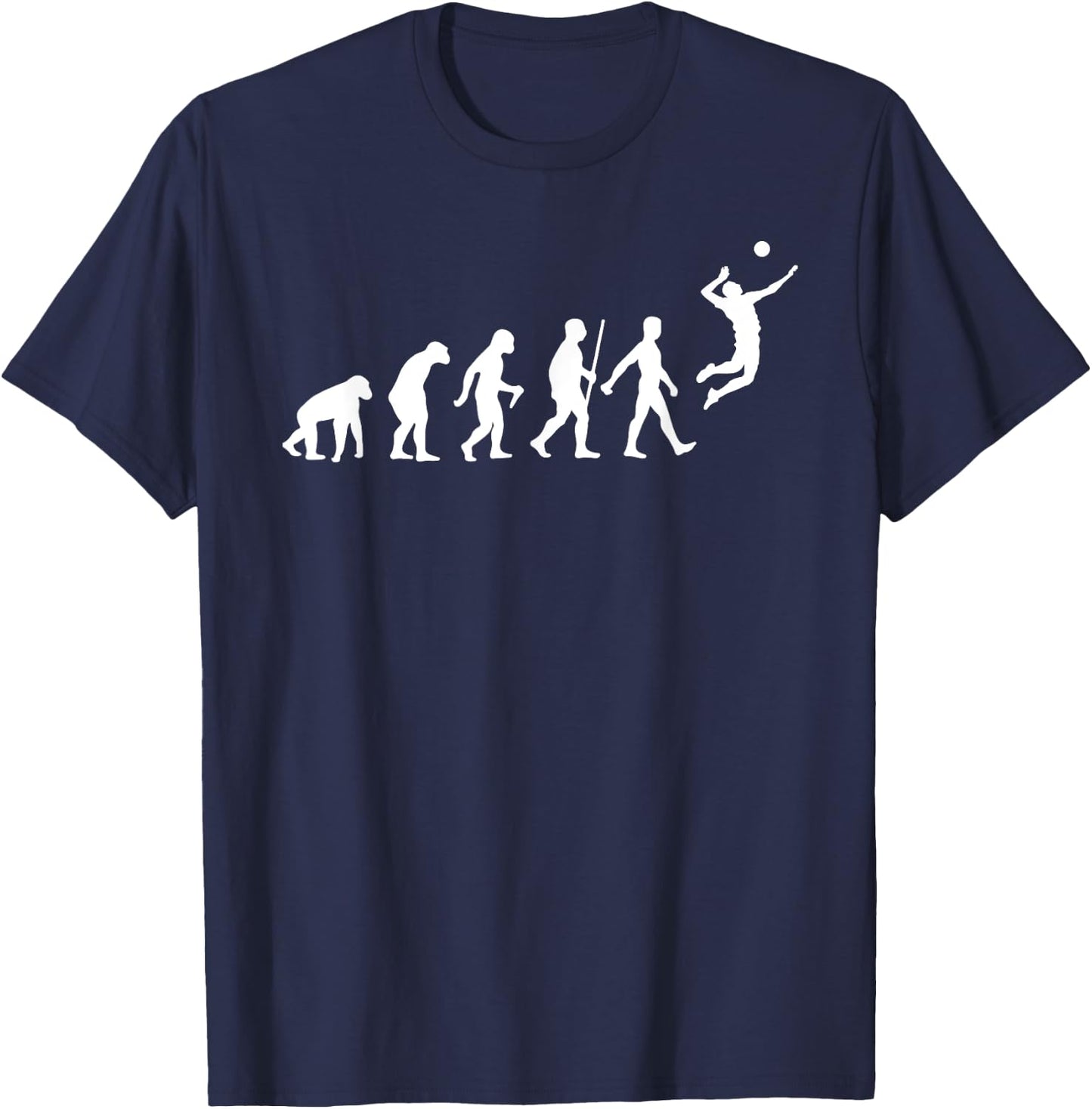 Funny Volleyball Art Women Ball Sports Volleyball T-Shirt - T-Shirt | Navy