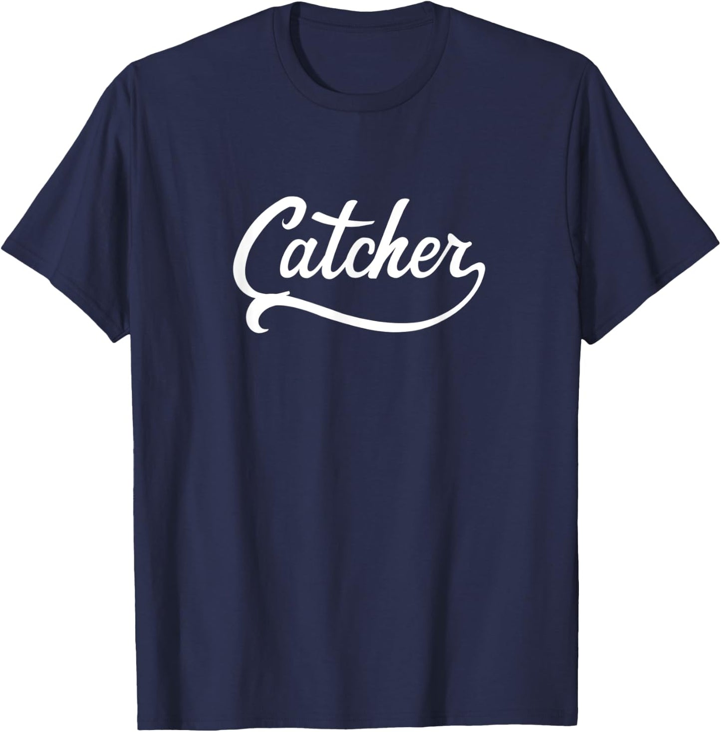 Catcher Funny Gay Bottom T-Shirt - T-Shirt | Navy