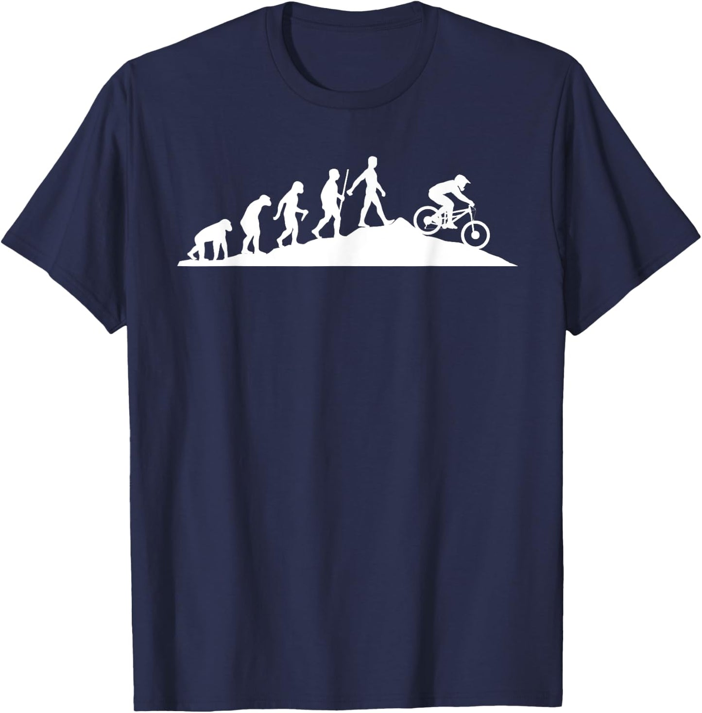 Best Downhill Bike Women MTB Mountain Biker Cycling T-Shirt - T-Shirt | Navy