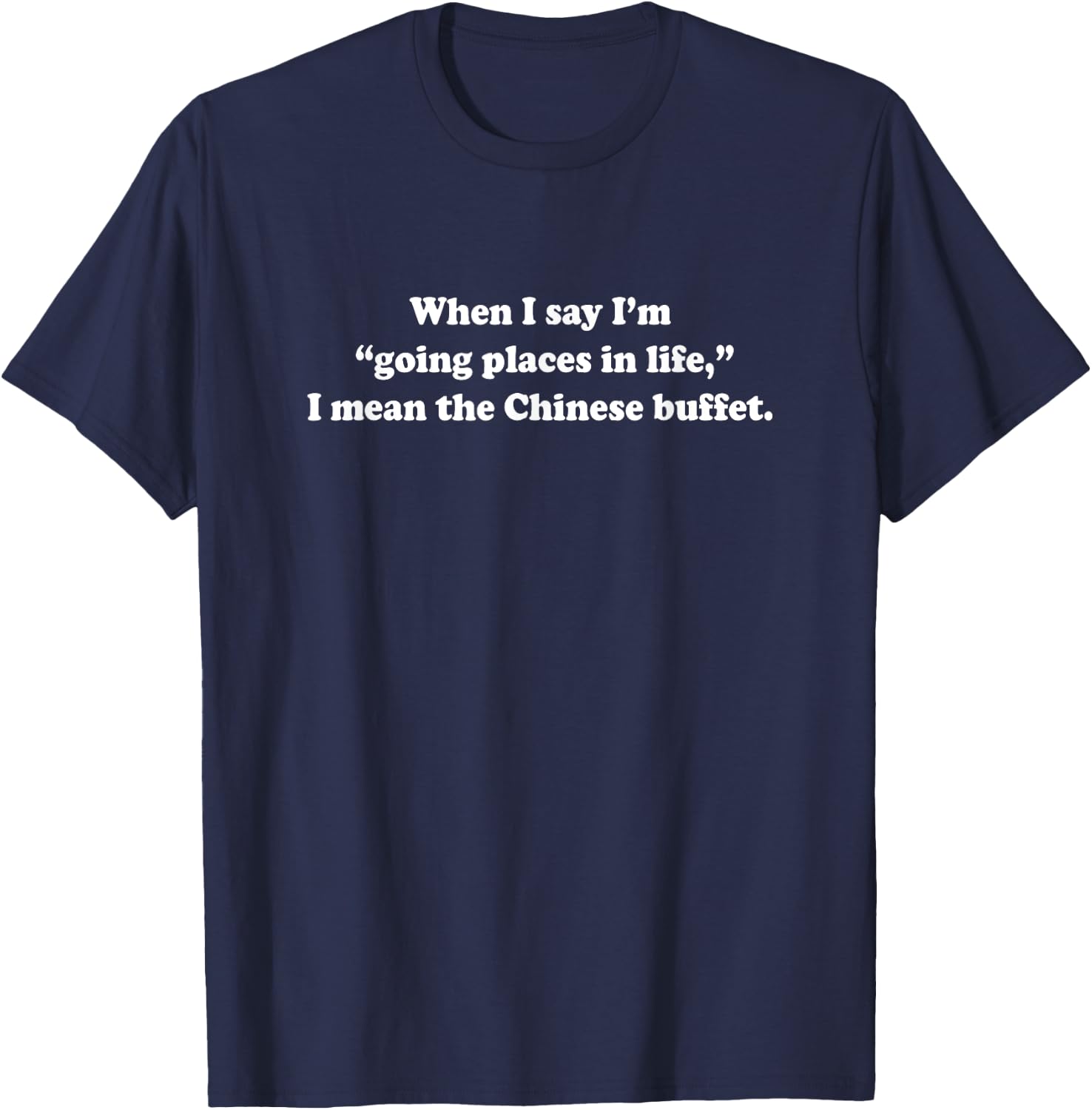 Chinese food, China buffet, Crab Rangoon Asian restaurants T-Shirt - T-Shirt | Navy