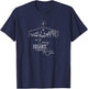 Let Every Heart Prepare Him Room Christmas Nativity T-Shirt - T-Shirt | Navy