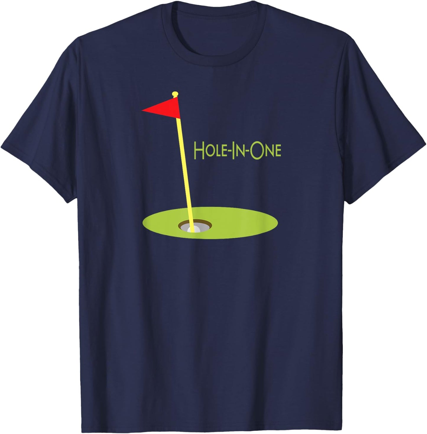 Hole in One Golf Hole in One T-Shirt - T-Shirt | Navy