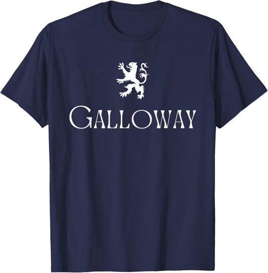 Galloway Clan Scottish Family Name Scotland Heraldry T-Shirt - T-Shirt | Navy
