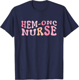 Hematology/Oncology Pediatric Hem/Onc RN Nurse T-Shirt - T-Shirt | Navy