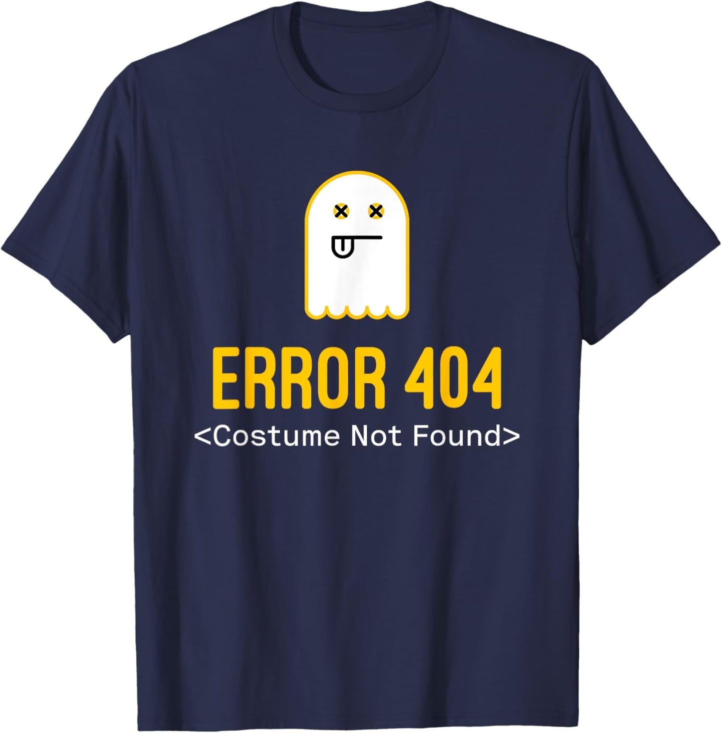 Error 404 Costume Not Found T-Shirt - T-Shirt | Navy