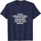 Funny Germaphobe Germs Germophobia T-Shirt - T-Shirt | Navy