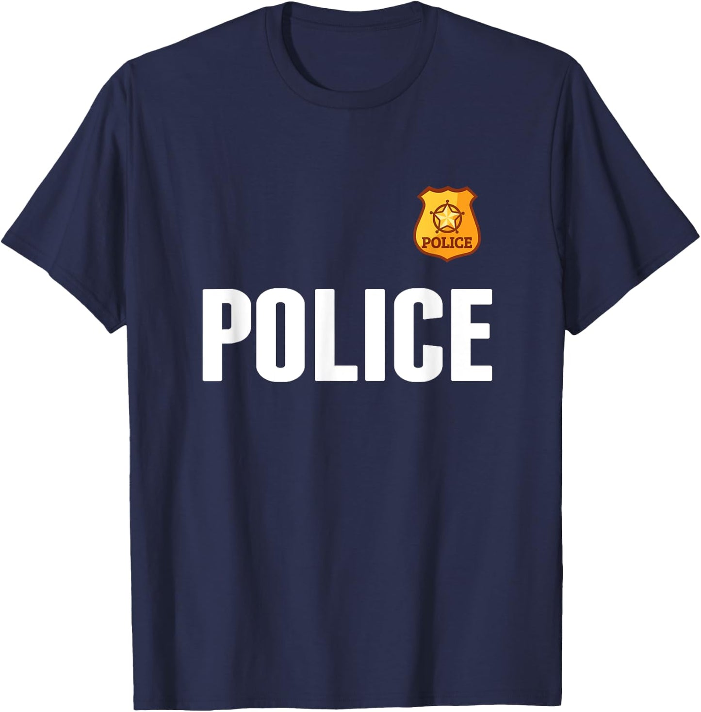 Cop Policeman Officer Costume Boys Kids T-Shirt - T-Shirt | Navy