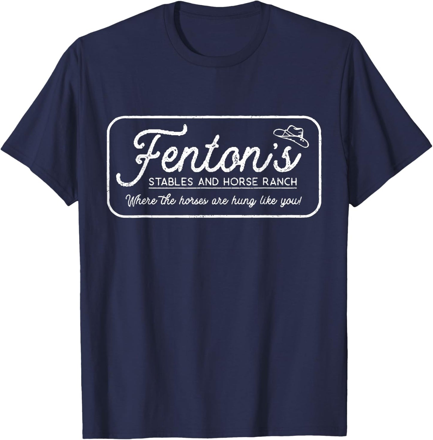 Fenton's Stables And Horse Ranch T-Shirt - T-Shirt | Navy