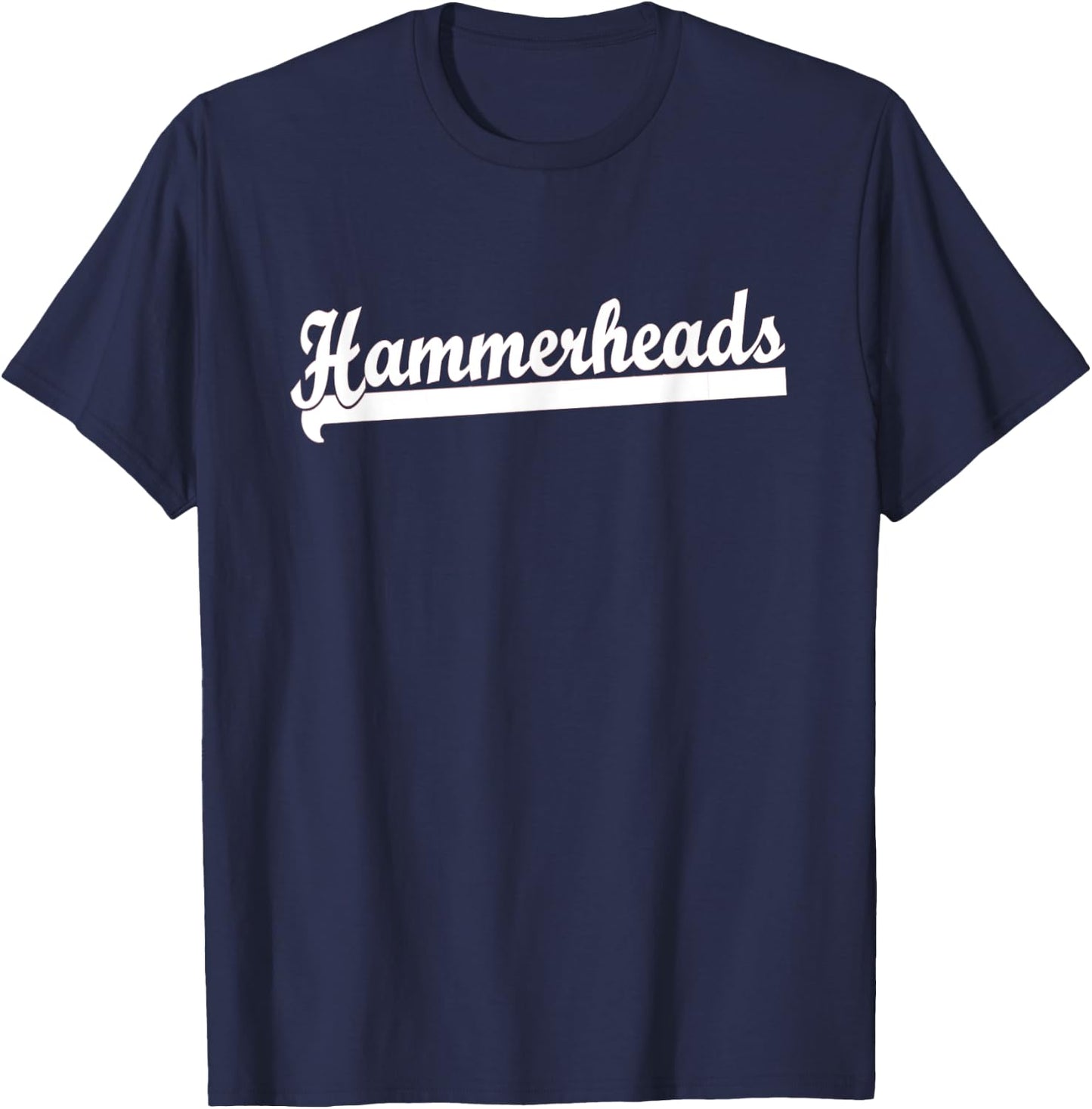 HAMMERHEADS Soccer Lacrosse Baseball Football Swim Team T-Shirt - T-Shirt | Navy