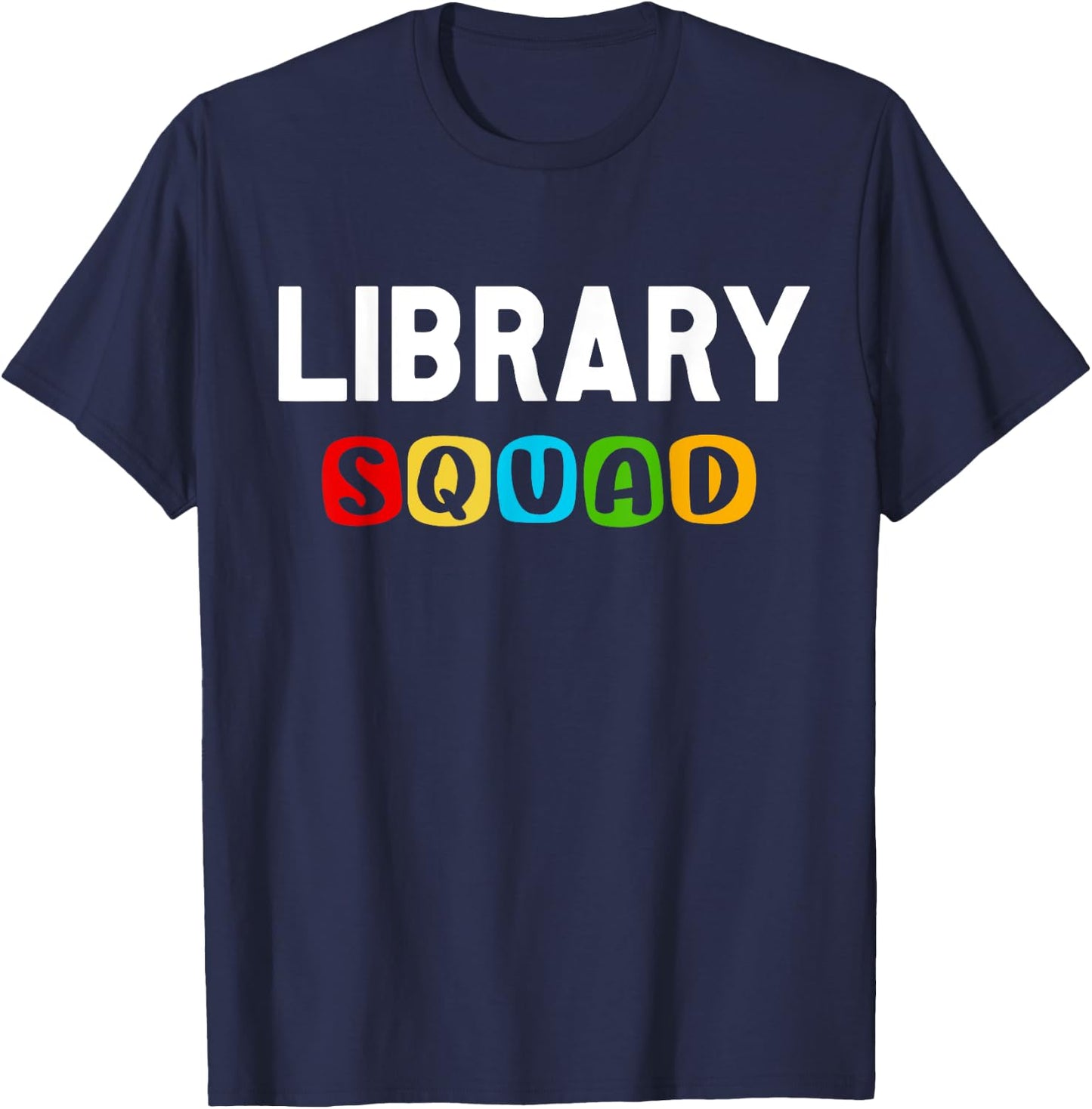 Library Squad Design for Library Volunteer T-Shirt - T-Shirt | Navy