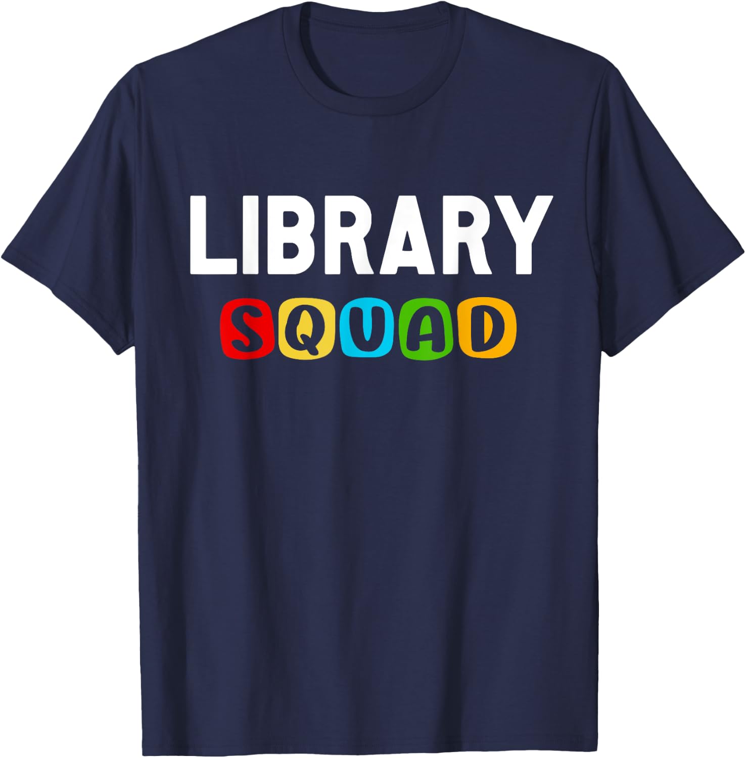 Library Squad Design for Library Volunteer T-Shirt - T-Shirt | Navy