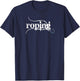 Team Roping Breakaway Roping Horseback Riding Training Retro T-Shirt - T-Shirt | Navy