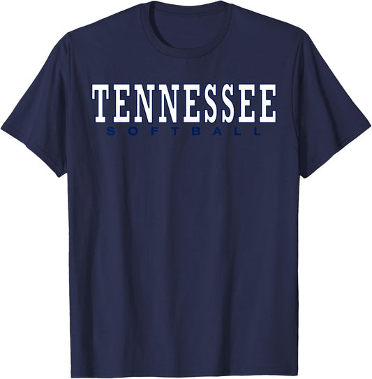 Tennessee Softball T-Shirt - T-Shirt | Navy