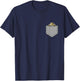 Funny Red-Eared Slider Reptile In Your Pocket T-Shirt - T-Shirt | Navy
