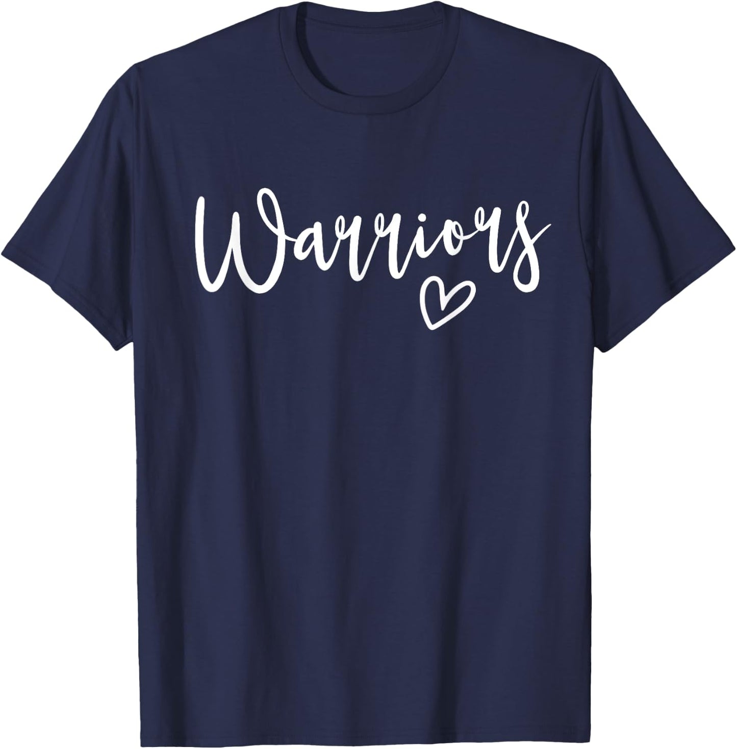 Warriors High School Warriors Sports Team Women's Warriors T-Shirt - T-Shirt | Navy