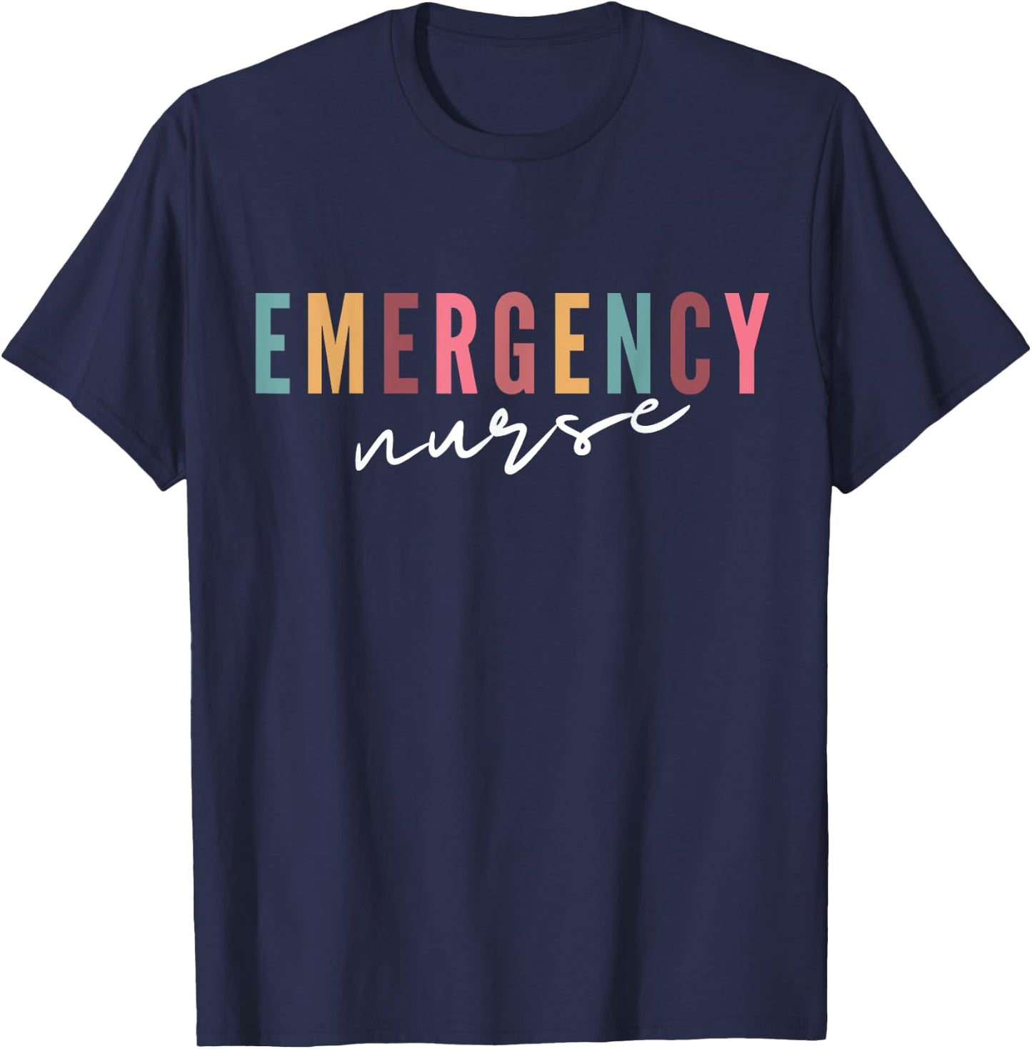 ER Nurse Emergency Room Nurse School Women nursing T-Shirt - T-Shirt | Navy