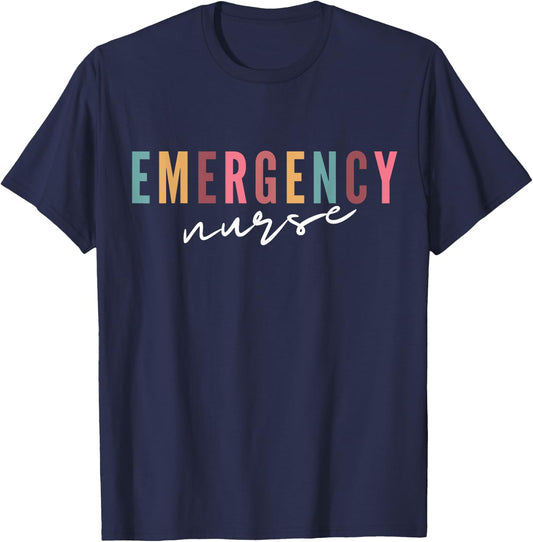 ER Nurse Emergency Room Nurse School Women nursing T-Shirt - T-Shirt | Navy